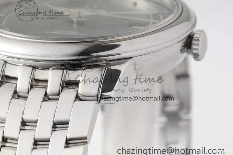 0429 De Ville SS DIWF 1:1 Best Edition Light Blue Dial SS Markers on SS Bracelet MIYOTA TopPick 7850